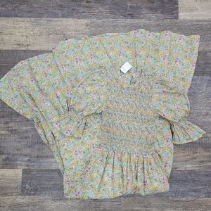 Pukatuka Ditsy Floral Smocked Midi‎ Dress